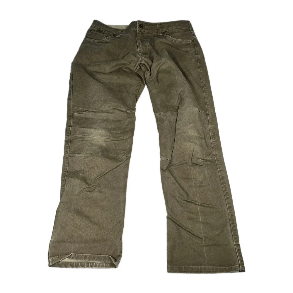 Kuhl Rydr Pants Men's 38x34 Vintage Patina Dye Stretch Canvas Work Hiking